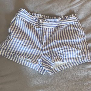 Cynthia Rowley Pinstripe Chino Shorts Sz 2